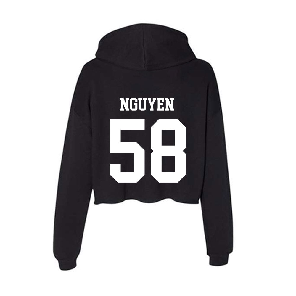 OKBU - NCAA Football : Joseph Nguyen - Women's Crop Fleece Hoodie-1