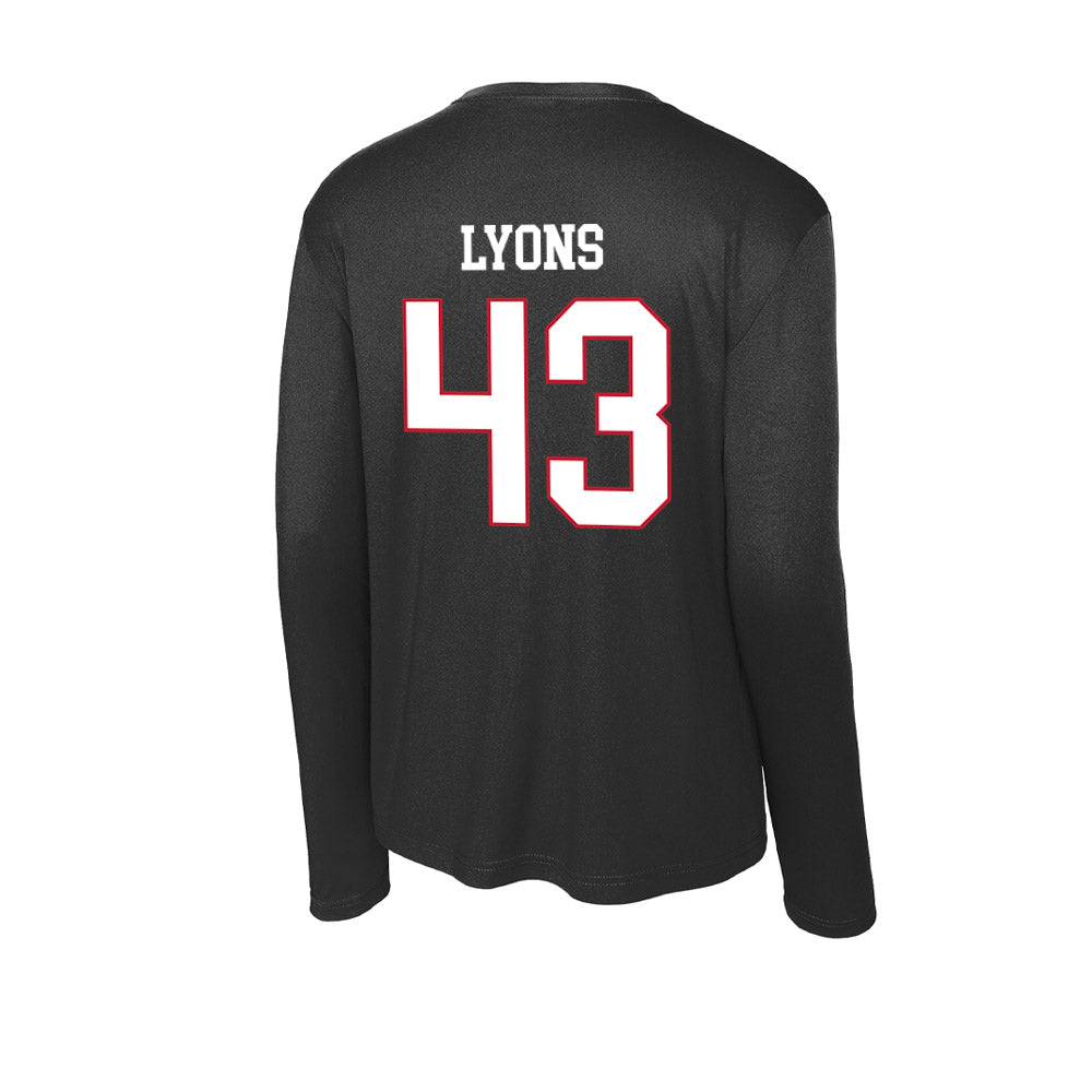 Miami of Ohio - NCAA Football : Grant Lyons - Activewear Long Sleeve T-Shirt-1