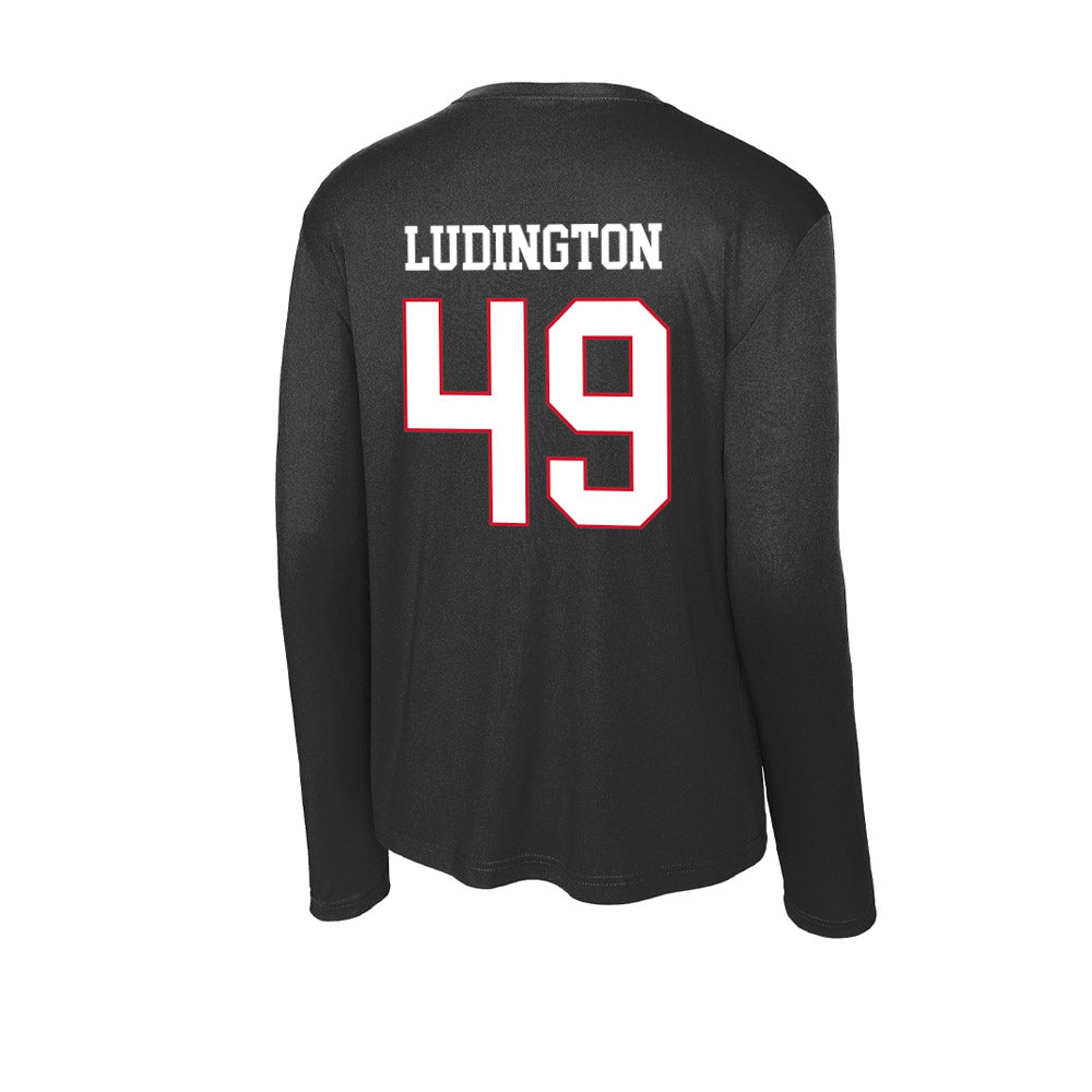 Miami of Ohio - NCAA Football : Anthony Ludington - Activewear Long Sleeve T-Shirt-1