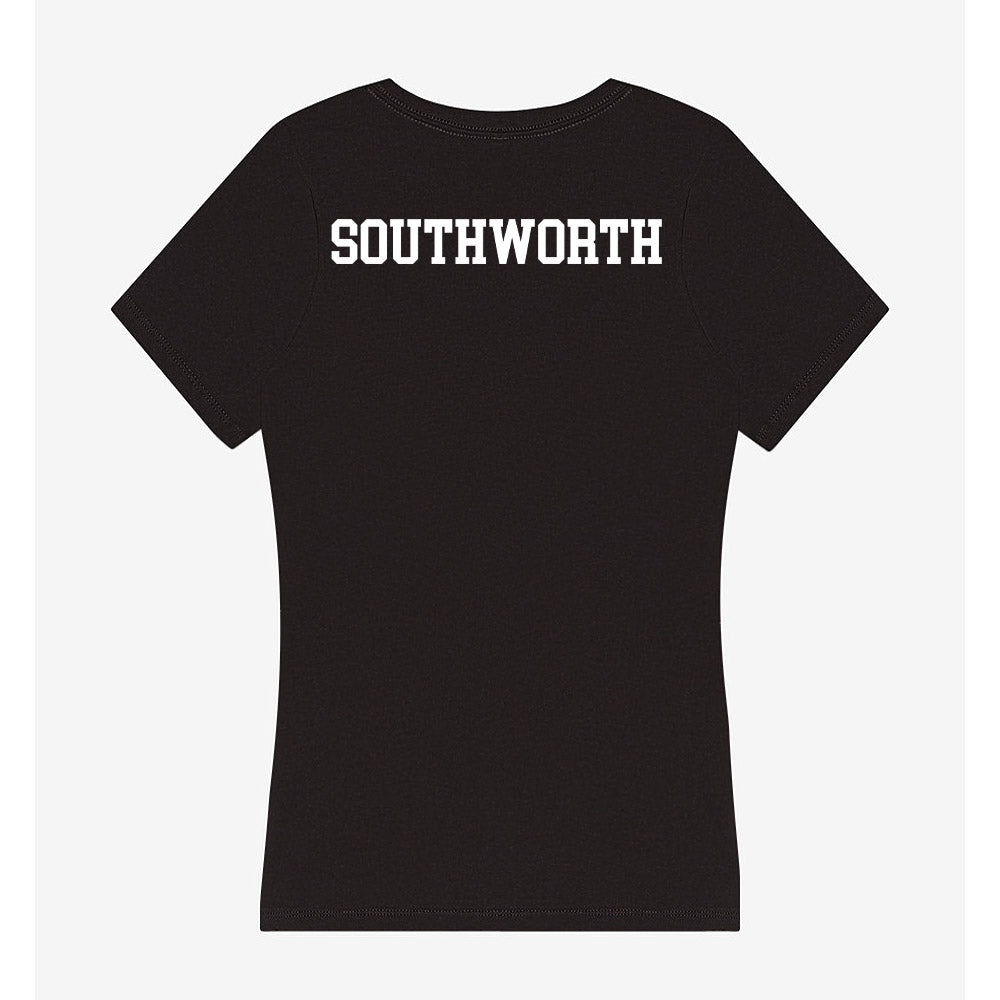 Miami of Ohio - Synchronized Skating : Paige Southworth - Women's V-Neck T-Shirt-1