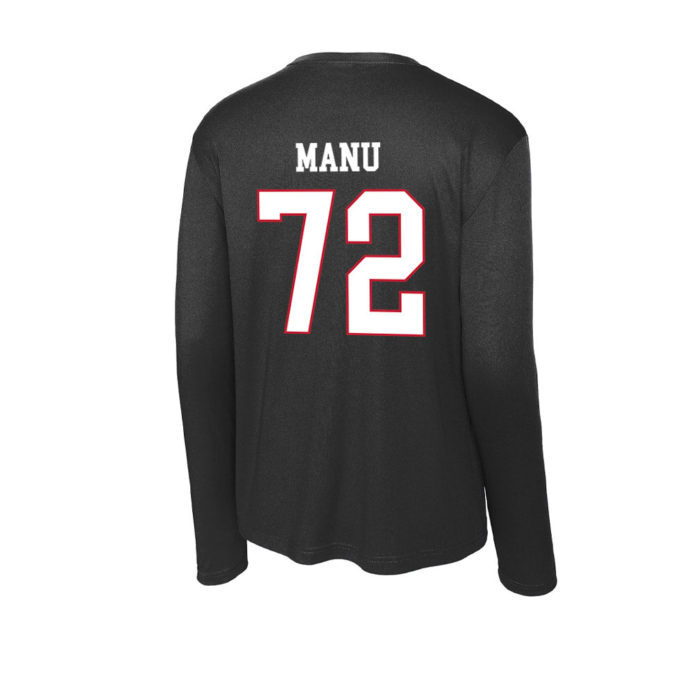 Miami of Ohio - NCAA Football : Kris Manu - Activewear Long Sleeve T-Shirt-1