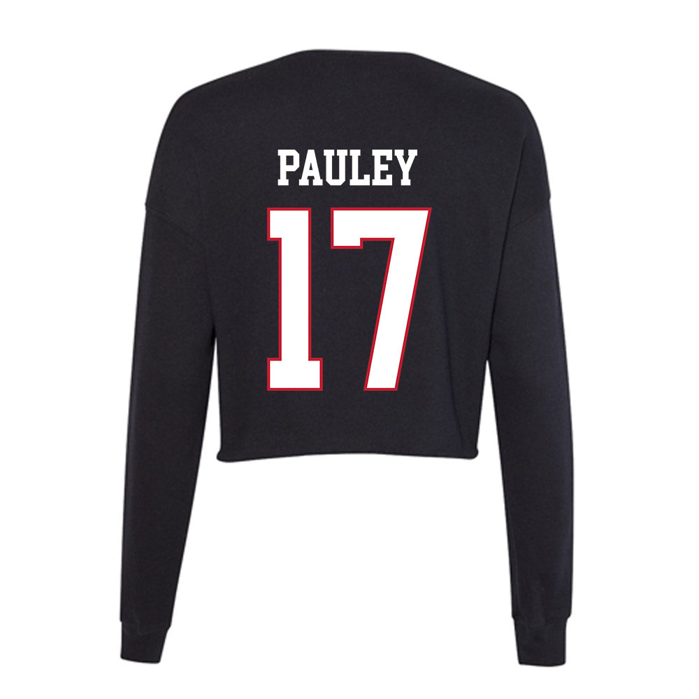 Miami of Ohio - NCAA Baseball : Cole Pauley - Women's Cropped Crew Fleece-1