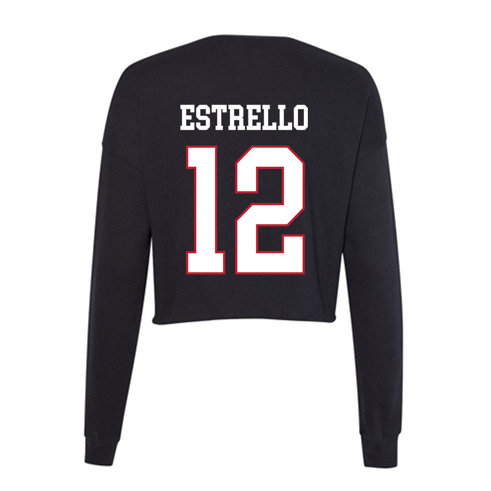 Miami of Ohio - NCAA Softball : Mia Estrello - Women's Cropped Crew Fleece-1