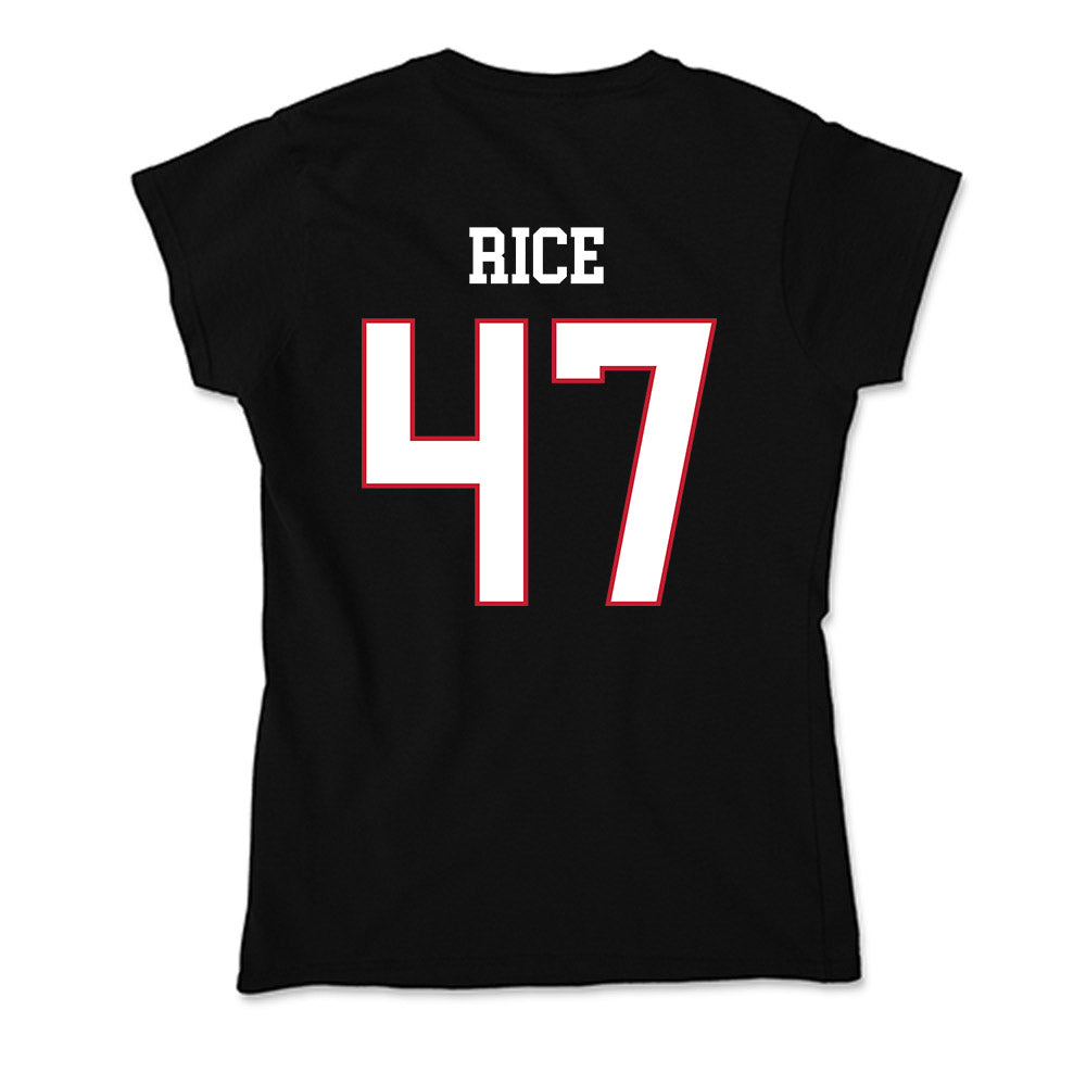 Miami of Ohio - NCAA Football : Brach Rice - Soft Style Women’s T-Shirt-1