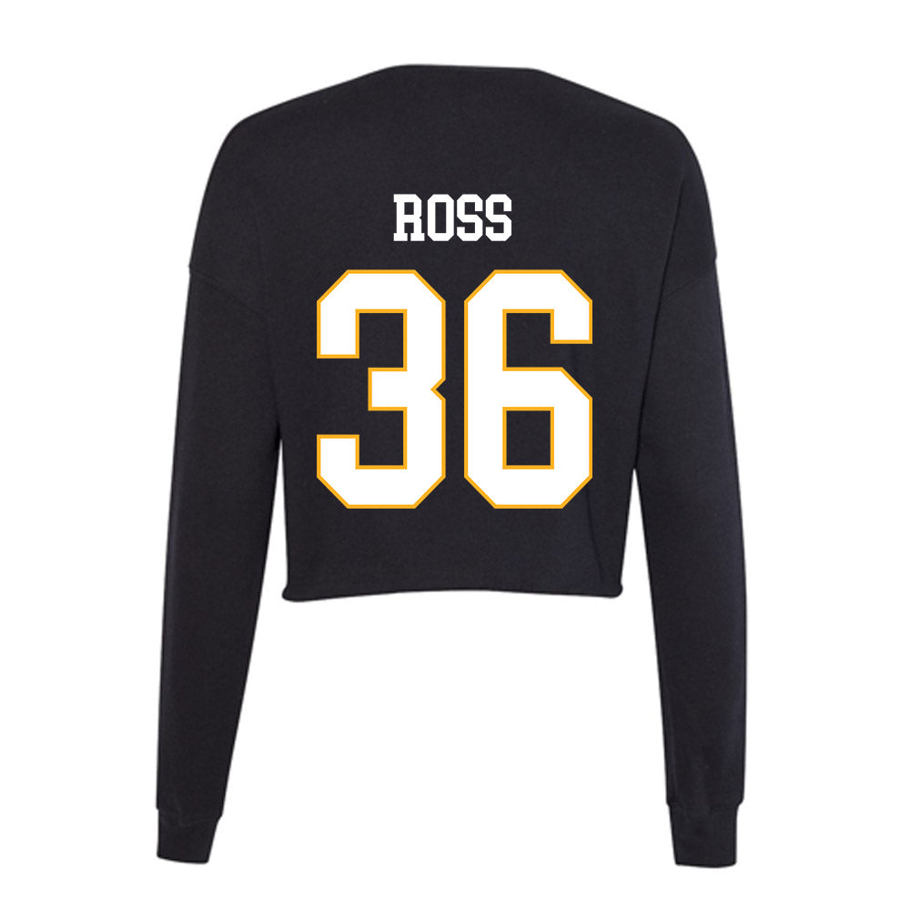 Kennesaw - NCAA Football : Devin Ross - Women's Cropped Crew Fleece-1