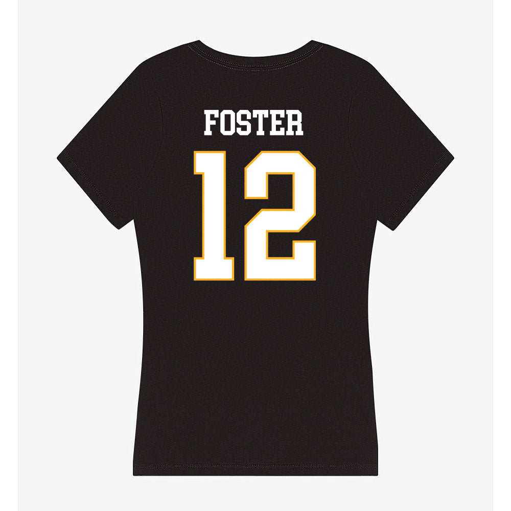 Kennesaw - NCAA Football : Isaac Foster - Women's V-Neck T-Shirt-1