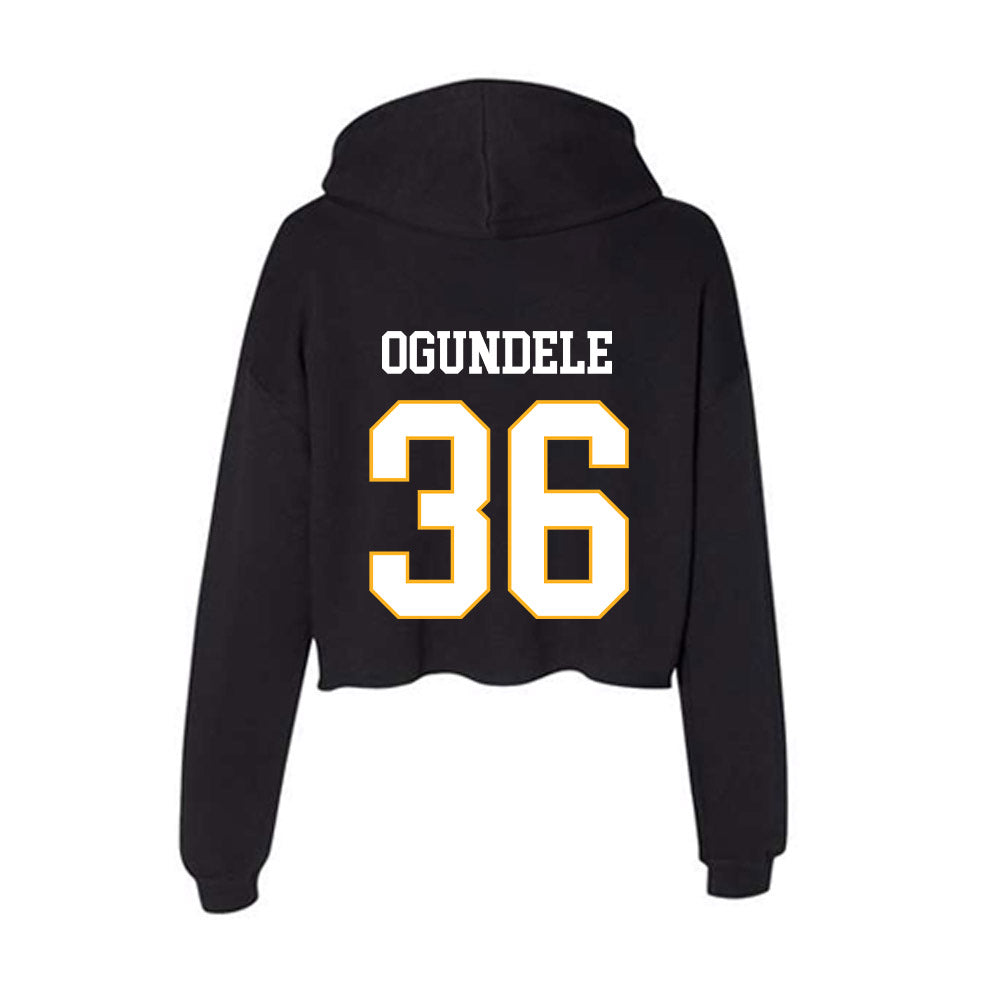 Kennesaw - NCAA Football : Taiwo Ogundele - Women's Crop Fleece Hoodie-1