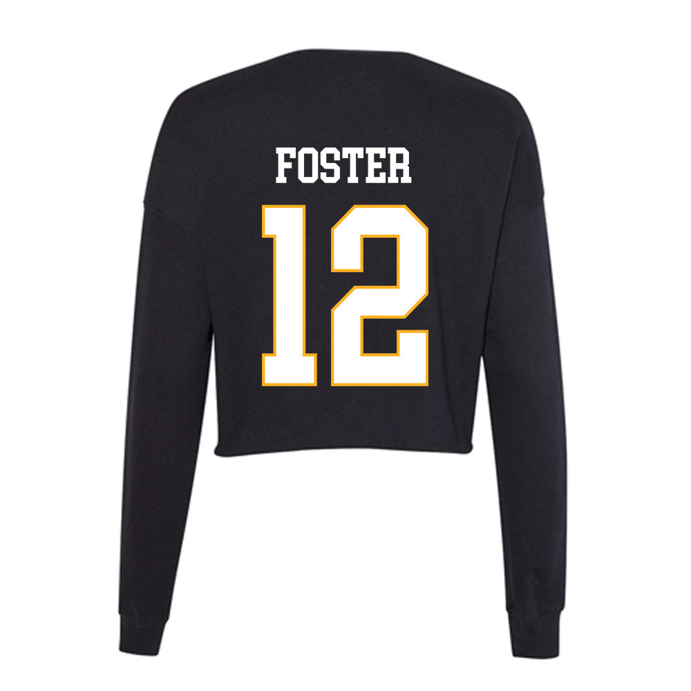 Kennesaw - NCAA Football : Isaac Foster - Women's Cropped Crew Fleece-1