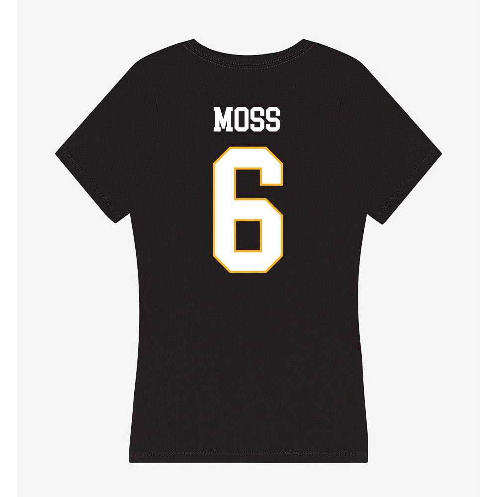 Kennesaw - NCAA Football : Christian Moss - Women's V-Neck T-Shirt-1