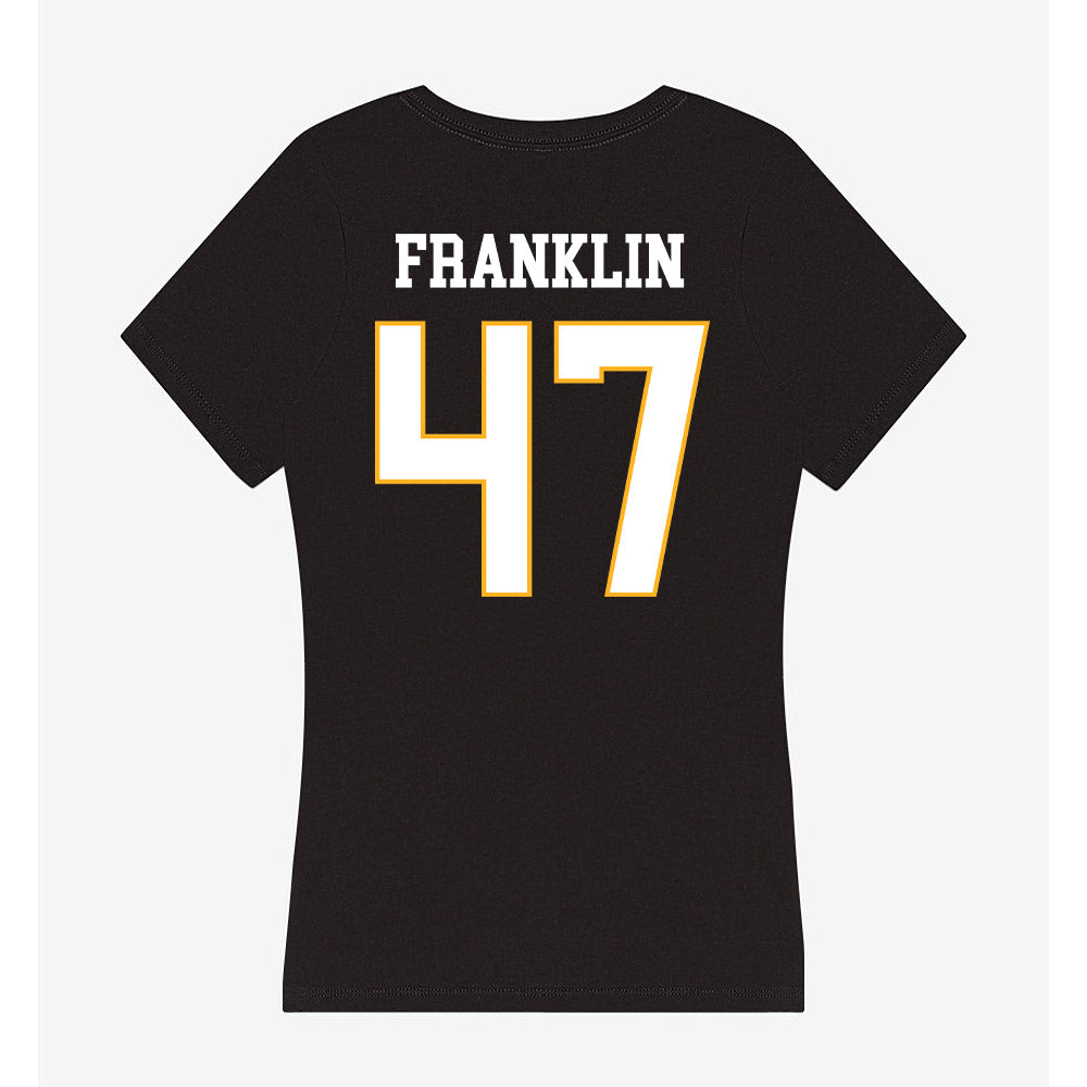 Kennesaw - NCAA Football : Deldrick Franklin - Women's V-Neck T-Shirt-1