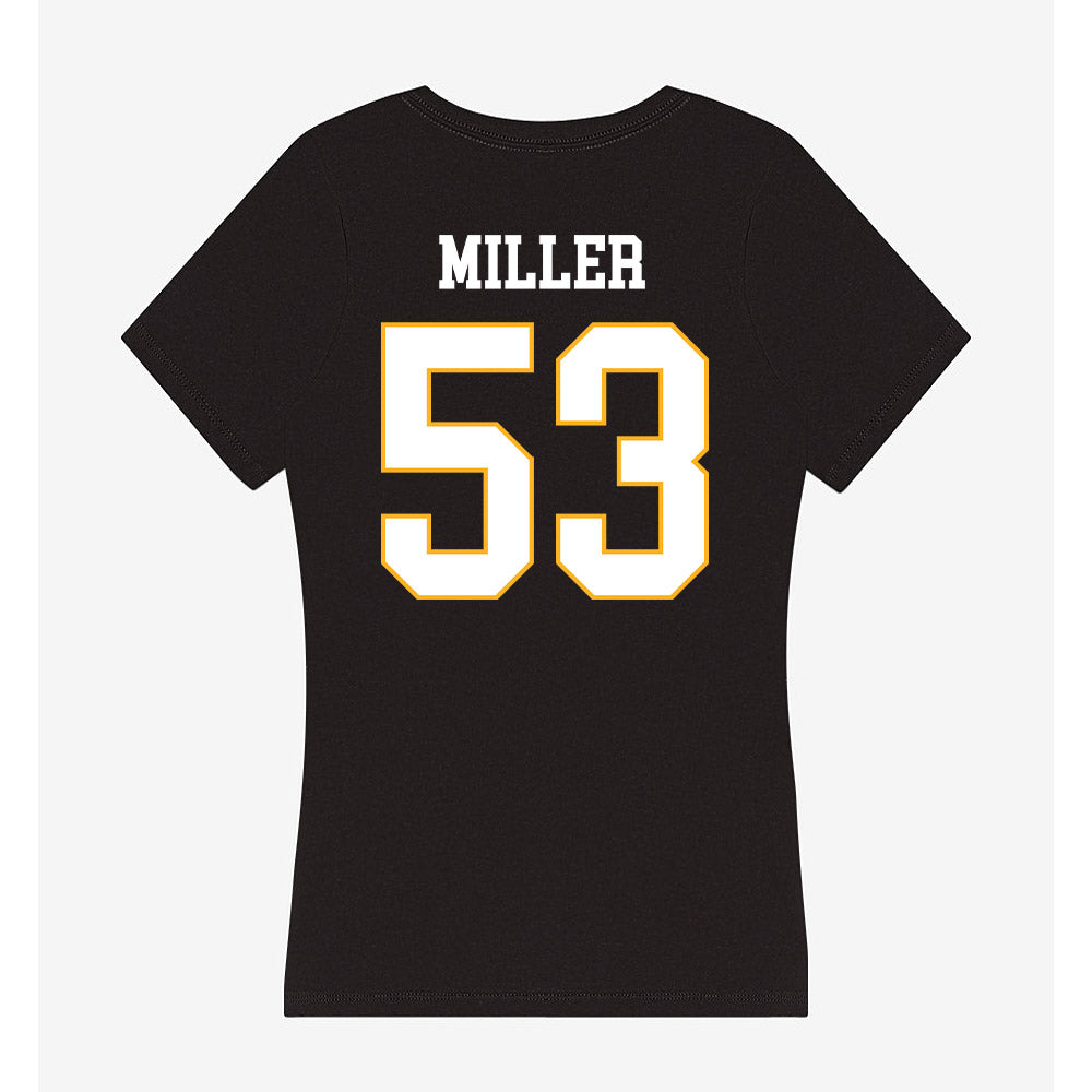 Kennesaw - NCAA Football : AJ Miller - Women's V-Neck T-Shirt-1