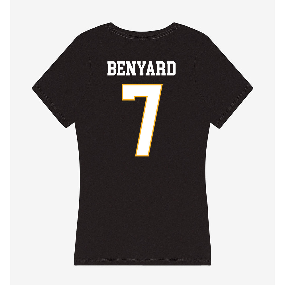Kennesaw - NCAA Football : Garland Benyard - Women's V-Neck T-Shirt-1