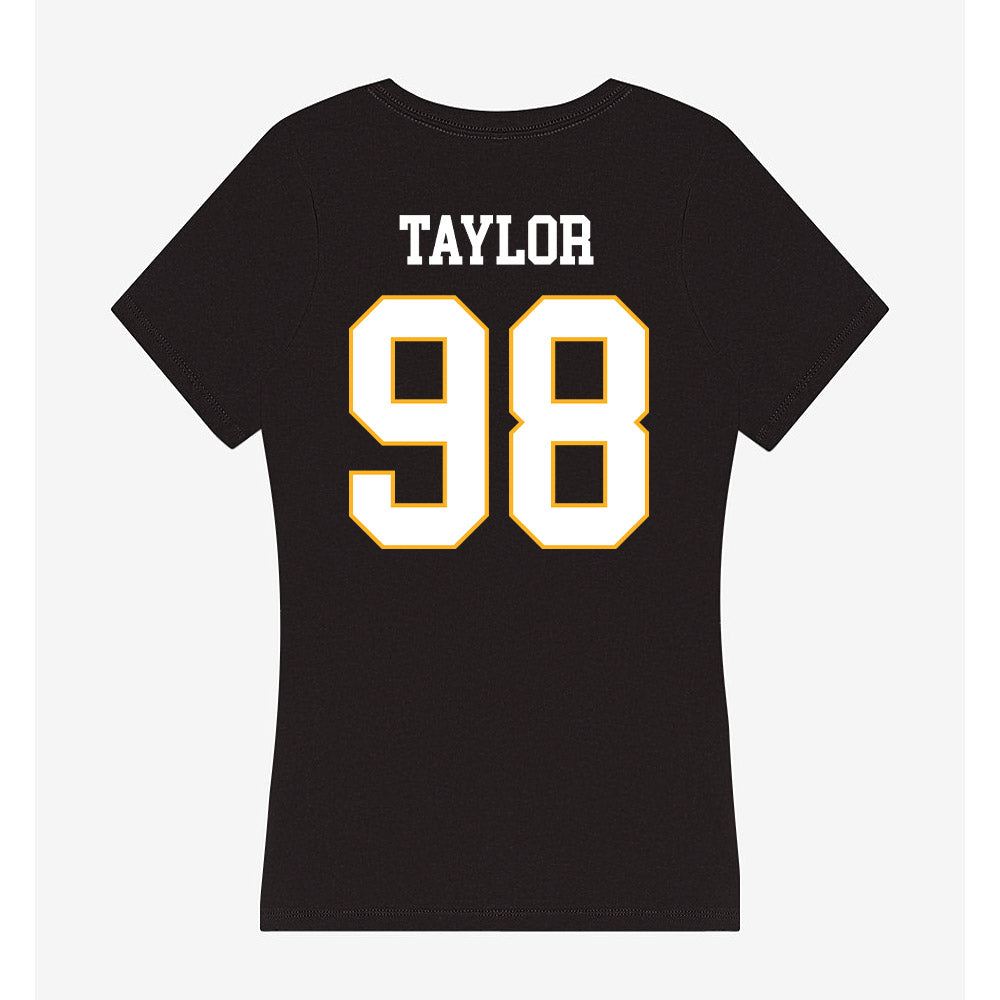 Kennesaw - NCAA Football : RJ Taylor - Women's V-Neck T-Shirt-1