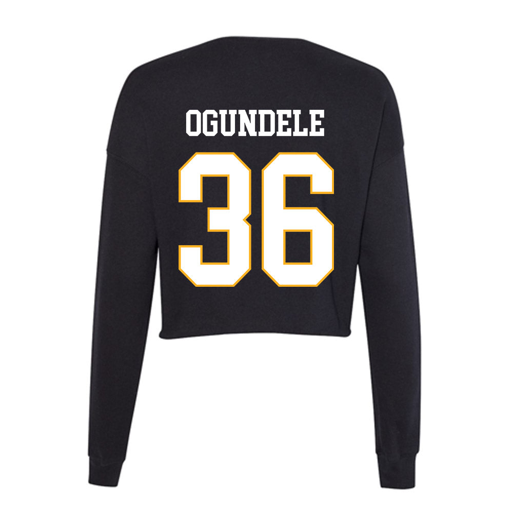 Kennesaw - NCAA Football : Taiwo Ogundele - Women's Cropped Crew Fleece-1