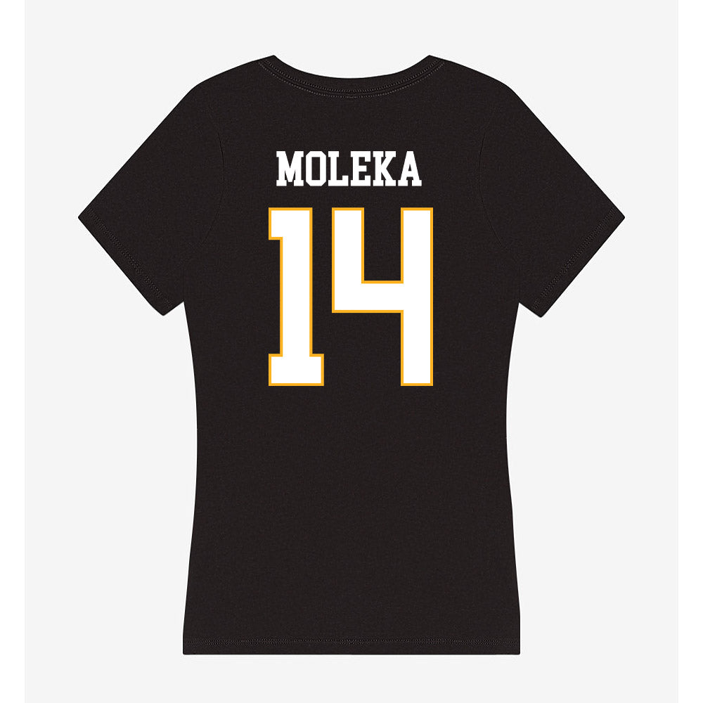 Kennesaw - NCAA Women's Soccer : Naomi Moleka - Women's V-Neck T-Shirt-1