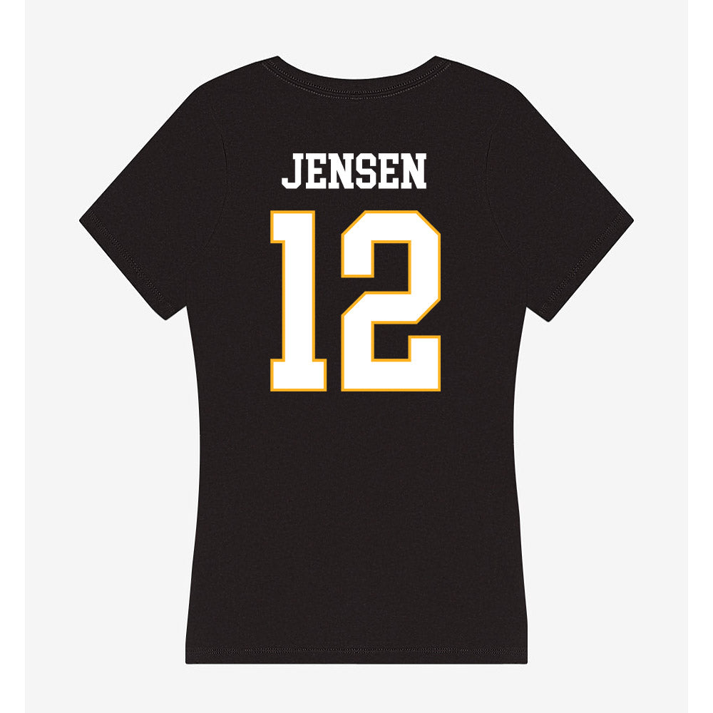 Kennesaw - NCAA Women's Soccer : Mai Jensen - Women's V-Neck T-Shirt-1