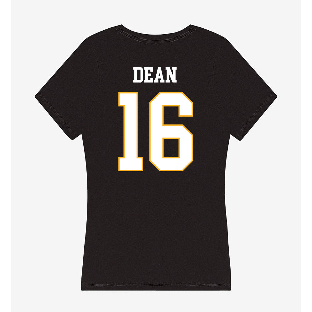 Kennesaw - NCAA Football : NaVelle Dean - Women's V-Neck T-Shirt-1