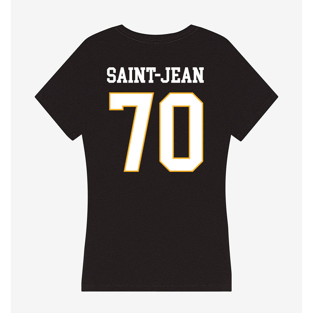 Kennesaw - NCAA Football : Chrisdasson Saint-Jean - Women's V-Neck T-Shirt-1