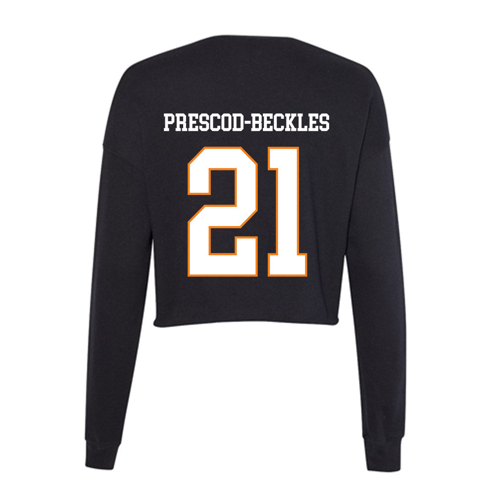 UT Martin - NCAA Women's Soccer : Nyeemah Prescod-Beckles - Women's Cropped Crew Fleece-1