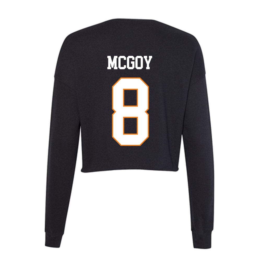 UT Martin - NCAA Football : JaMichael McGoy - Women's Cropped Crew Fleece-1