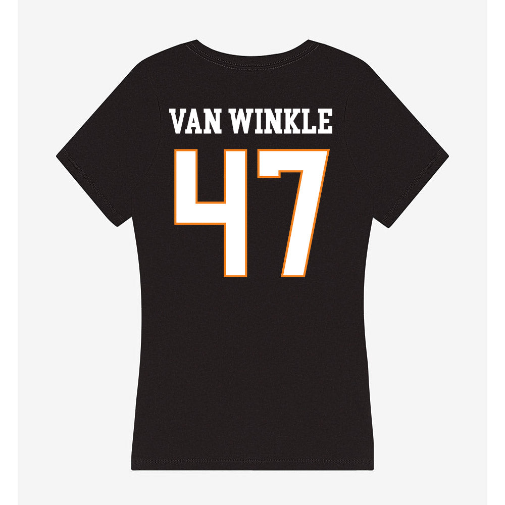 UT Martin - NCAA Football : Jaren Van Winkle - Women's V-Neck T-Shirt-1