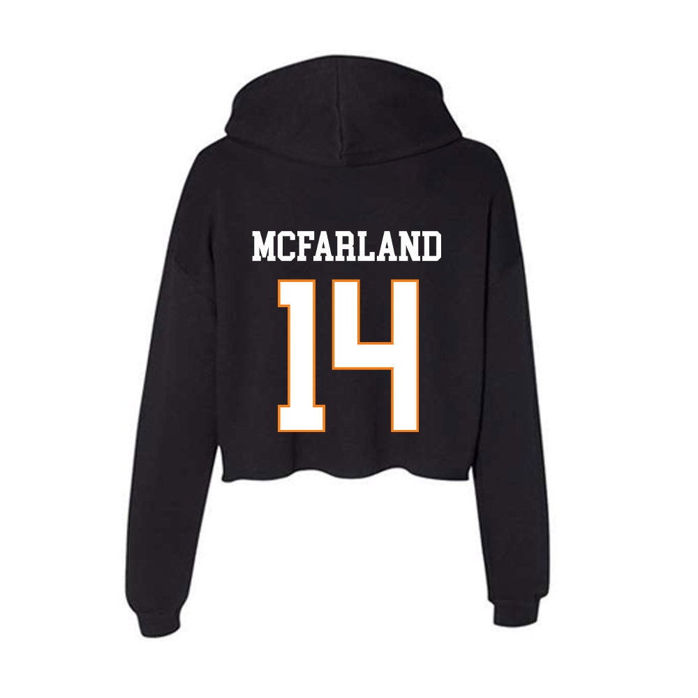 UT Martin - NCAA Women's Volleyball : Ella McFarland - Women's Crop Fleece Hoodie-1