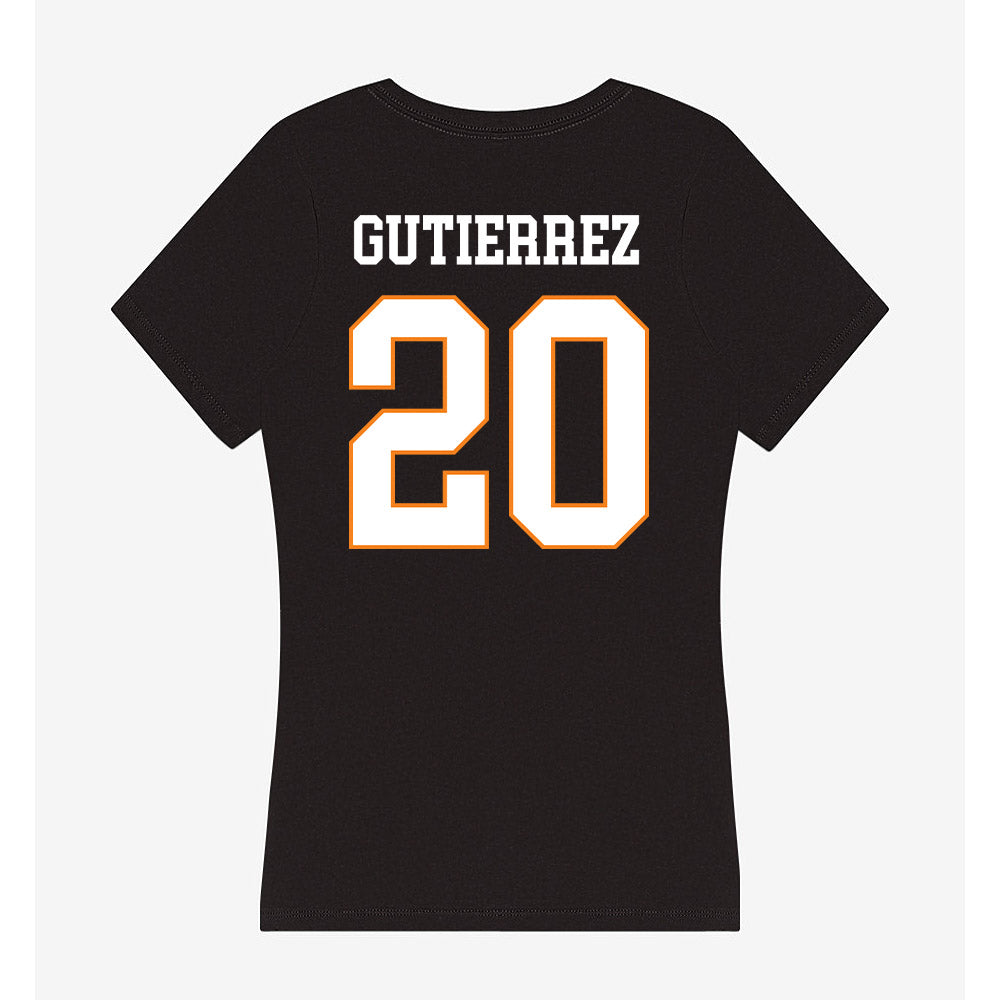 UT Martin - NCAA Softball : Annemarie Gutierrez - Women's V-Neck T-Shirt-1