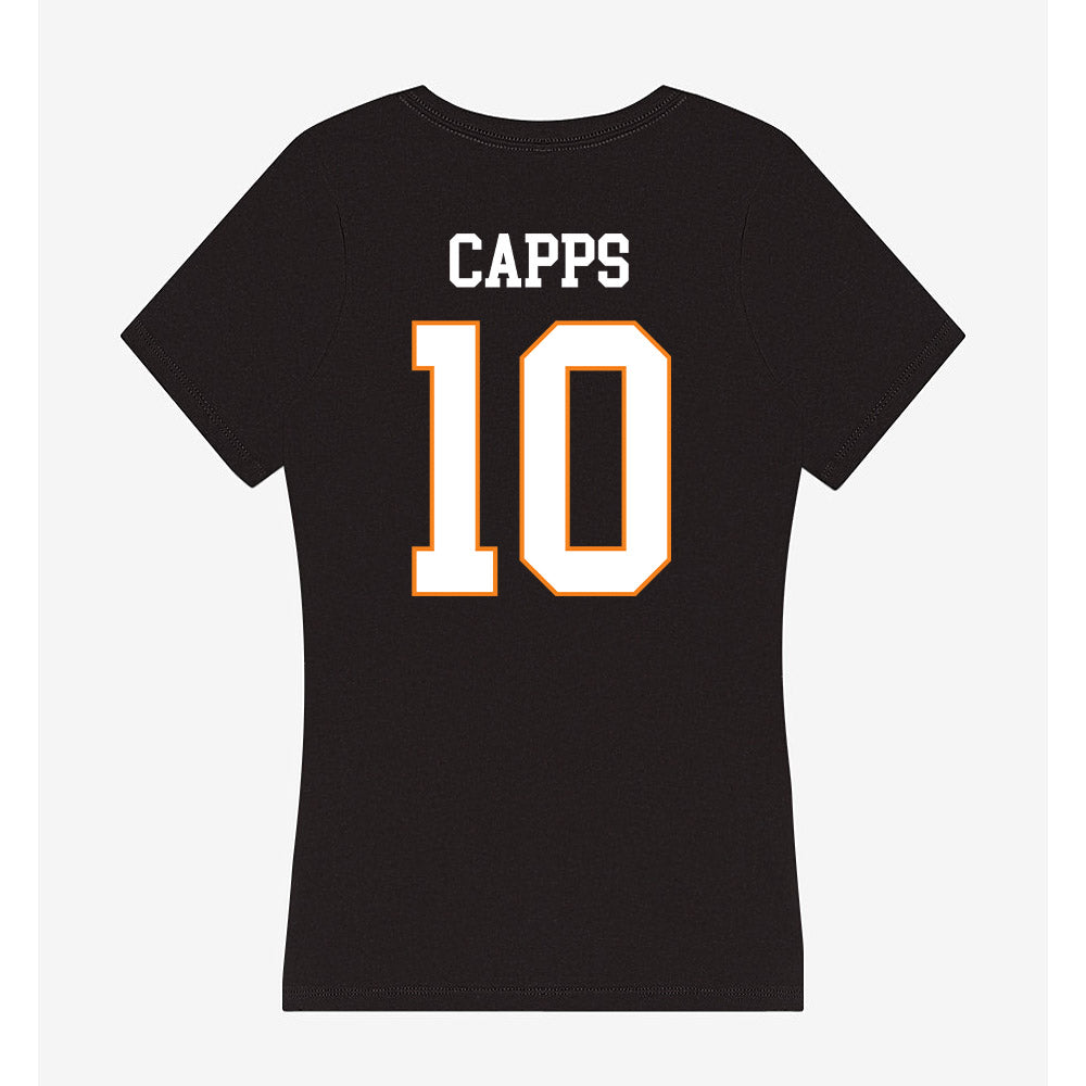 UT Martin - NCAA Baseball : Brody Capps - Women's V-Neck T-Shirt-1