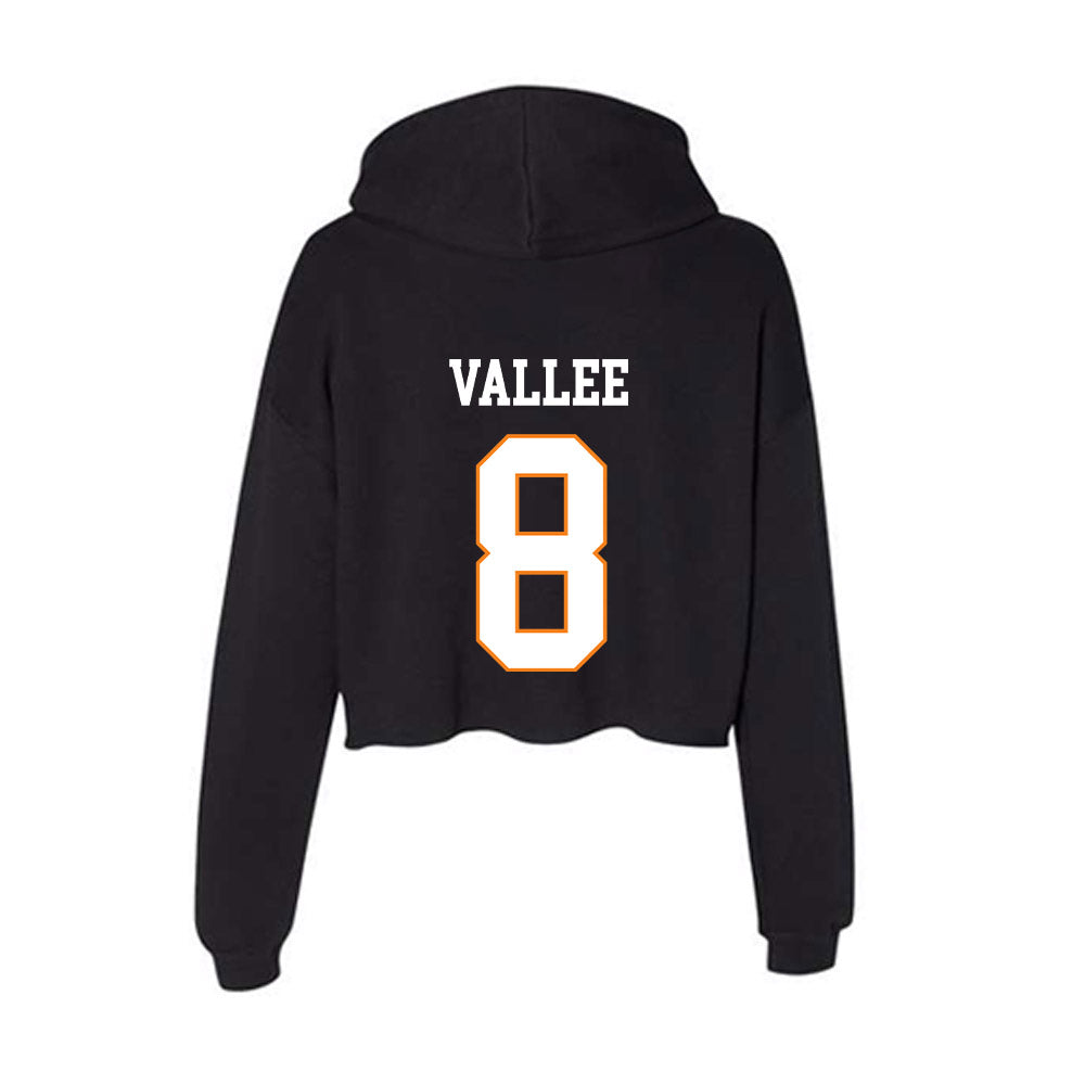 UT Martin - NCAA Women's Volleyball : Jenna Vallee - Women's Crop Fleece Hoodie-1