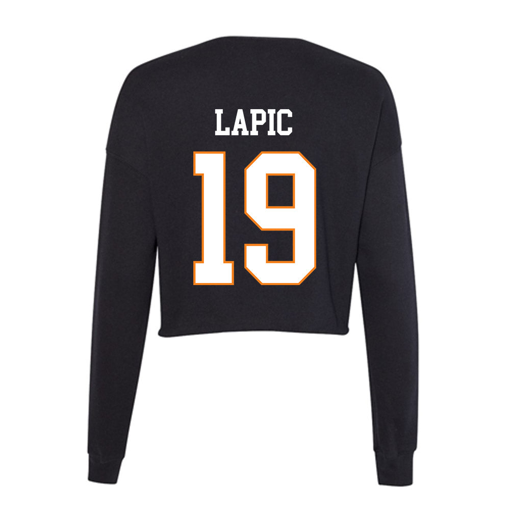 UT Martin - NCAA Baseball : Dylan Lapic - Women's Cropped Crew Fleece-1