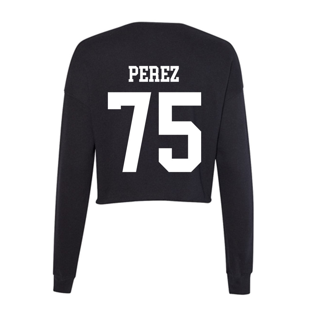 UAB - NCAA Football : Calib Perez - Women's Cropped Crew Fleece-1