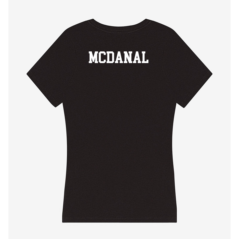 UAB - NCAA Women's Track & Field : Mya McDanal - Women's V-Neck T-Shirt-1