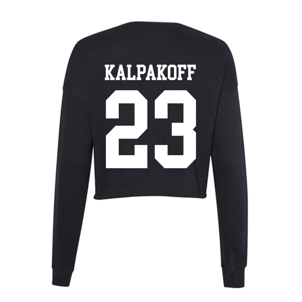 UCSD - NCAA Women's Soccer : Raquel Kalpakoff - Women's Cropped Crew Fleece-1