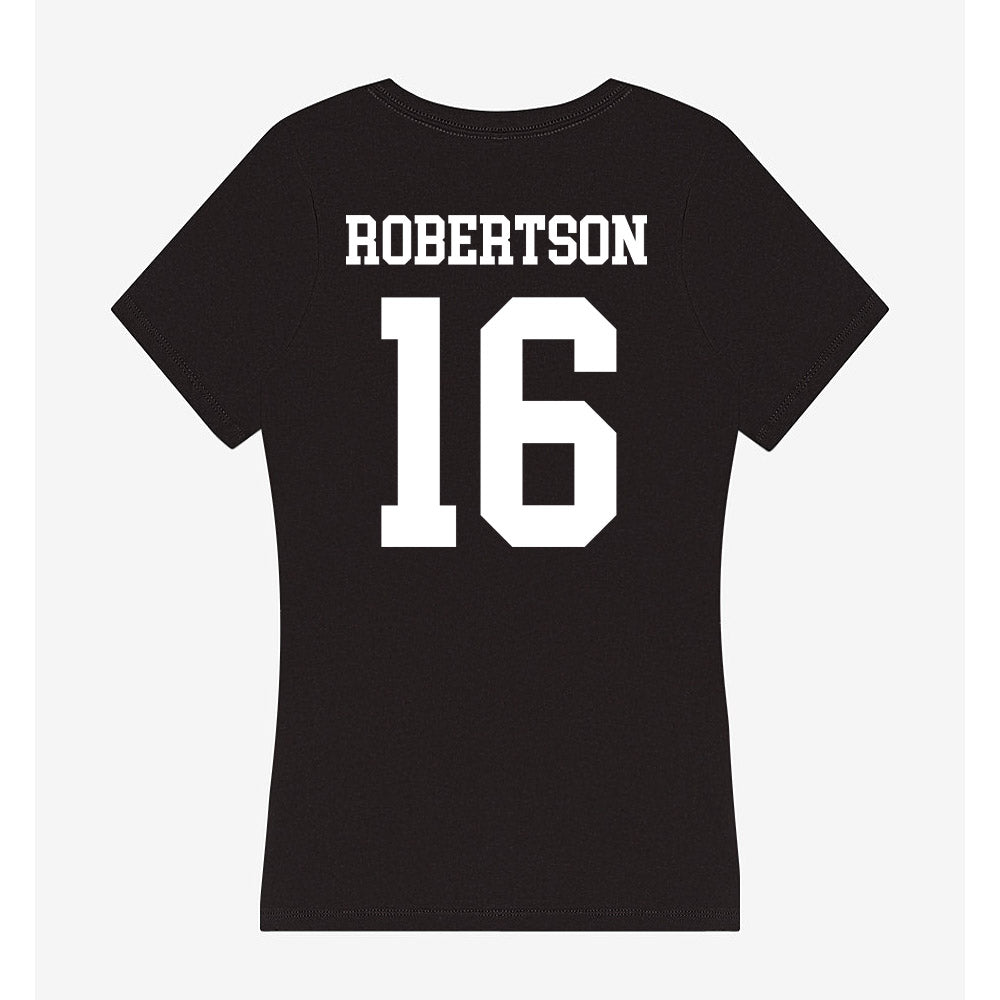 UCSD - NCAA Men's Volleyball : Michael Robertson - Women's V-Neck T-Shirt-1