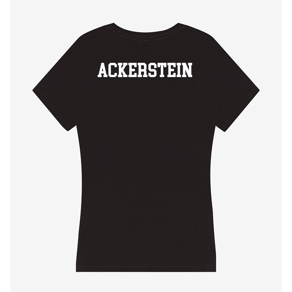 UCSD - NCAA Women's Rowing : Sae Ackerstein - Women's V-Neck T-Shirt-1