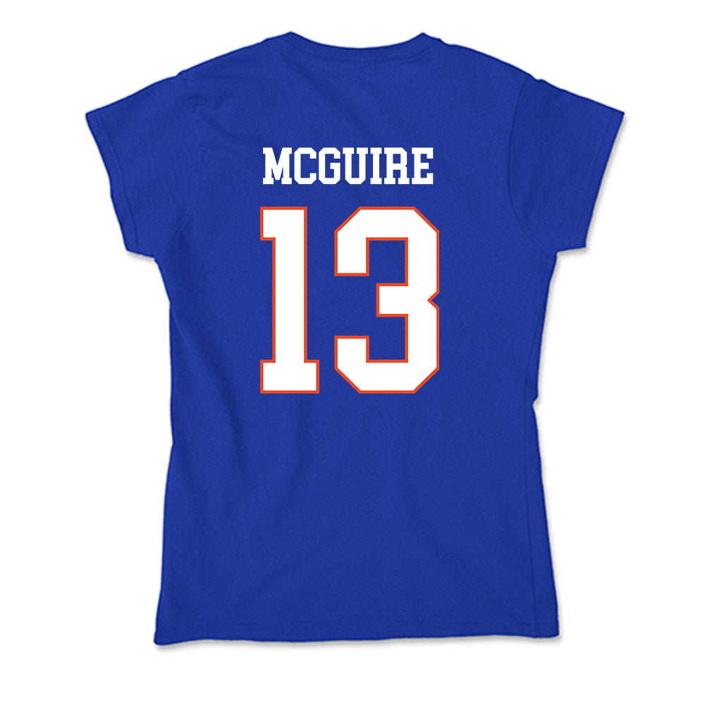 Boise State - NCAA Women's Soccer : Francesca McGuire - Soft Style Women’s T-Shirt-1