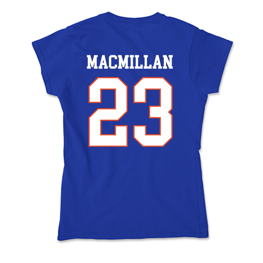 Boise State - NCAA Women's Soccer : Kenzie MacMillan - Soft Style Women’s T-Shirt-1