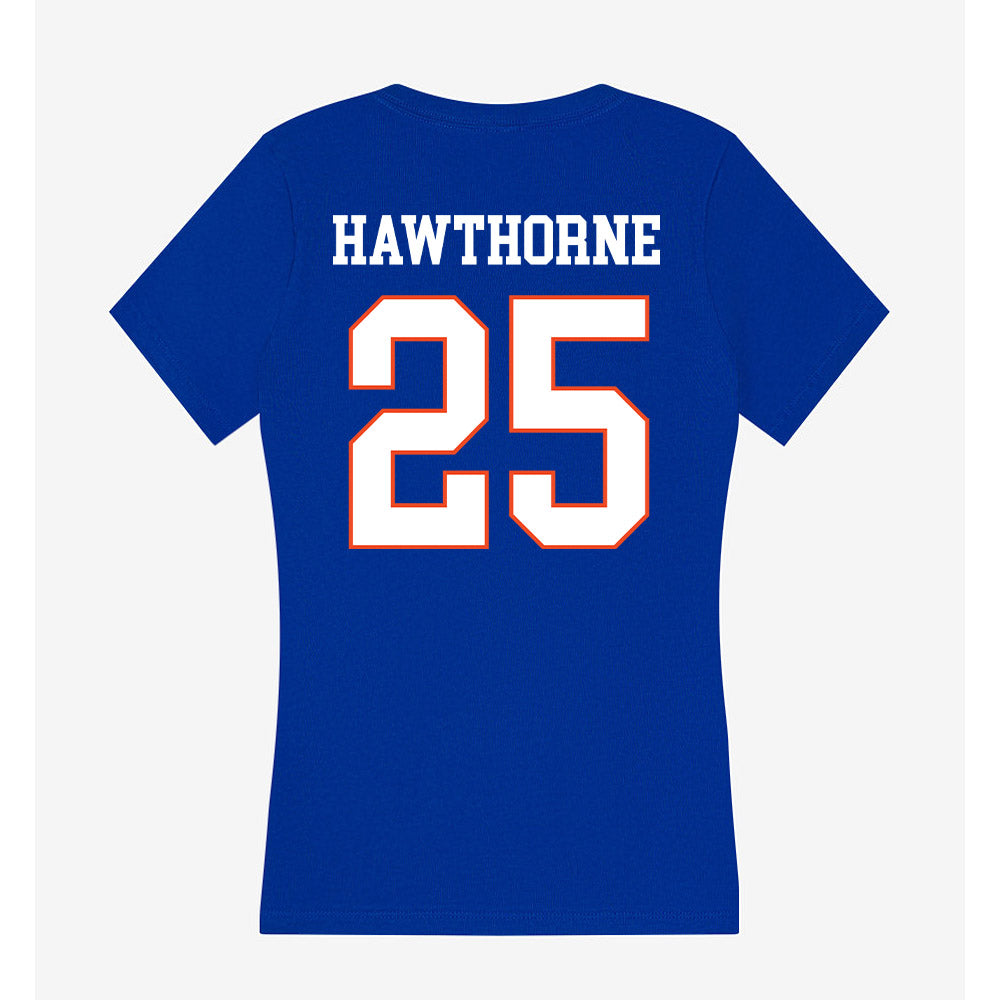 Boise State - NCAA Football : Nick Hawthorne - Women's V-Neck T-Shirt-1