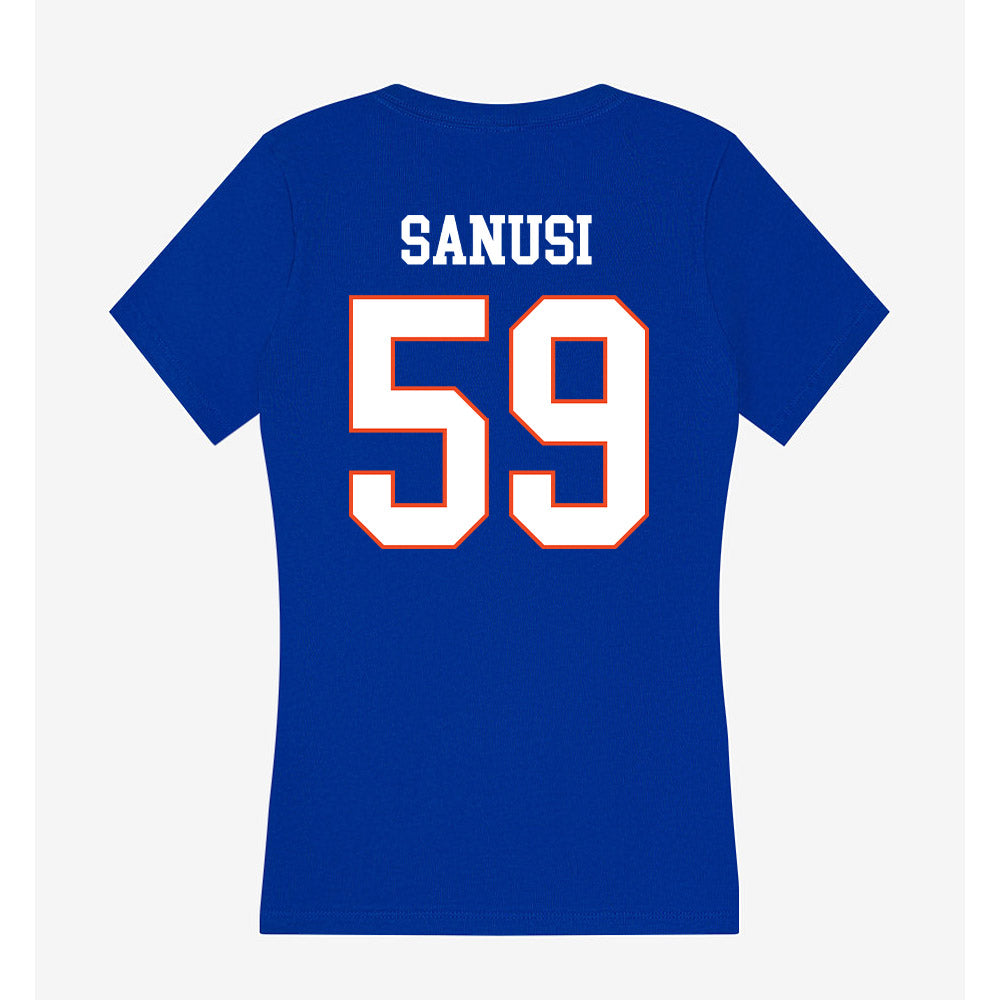 Boise State - NCAA Football : Lopez Sanusi - Women's V-Neck T-Shirt-1