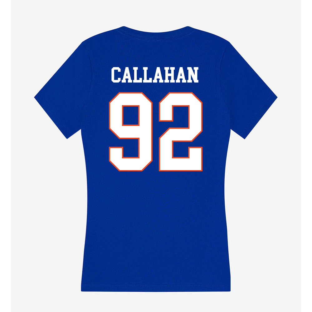 Boise State - NCAA Football : Michael Callahan - Women's V-Neck T-Shirt-1