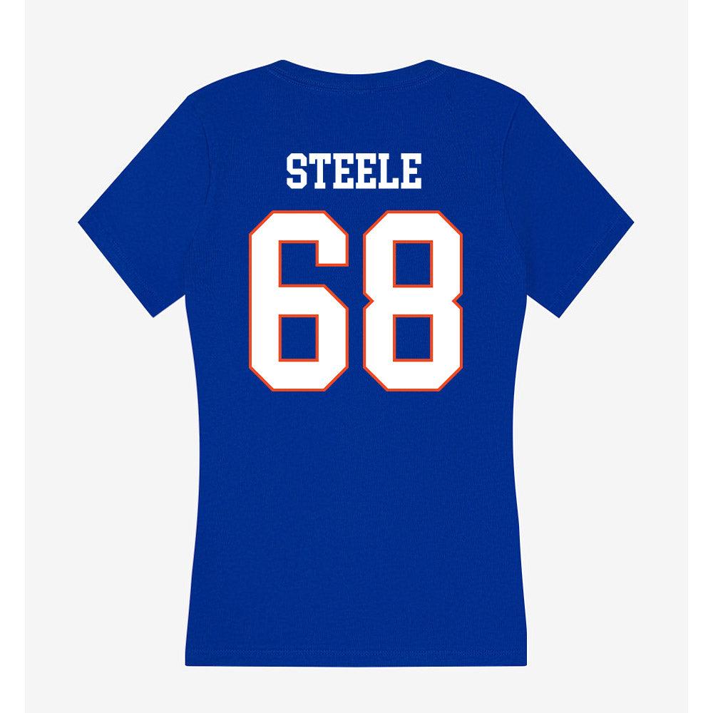 Boise State - NCAA Football : Jake Steele - Women's V-Neck T-Shirt-1