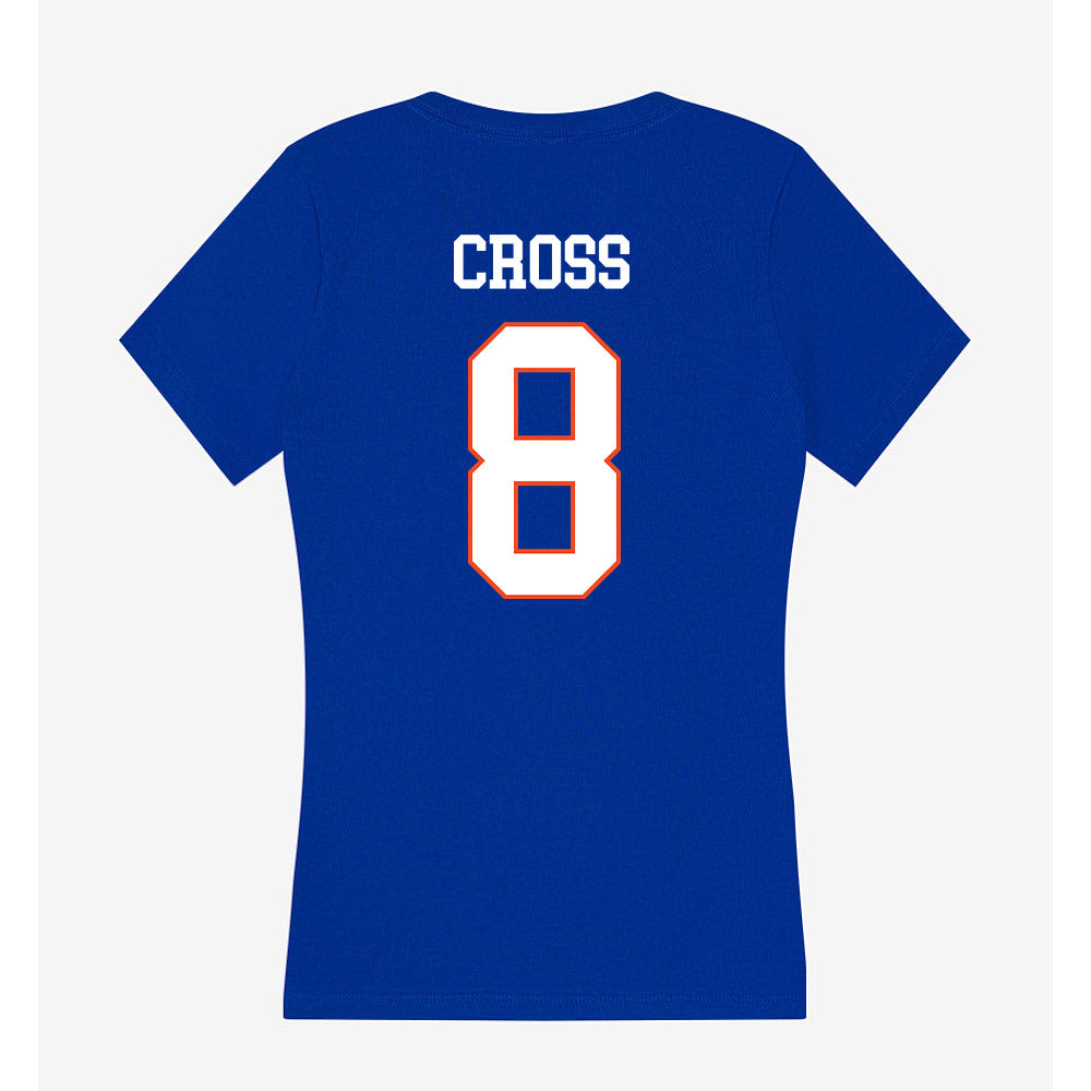 Boise State - NCAA Women's Soccer : Carly Cross - Women's V-Neck T-Shirt-1