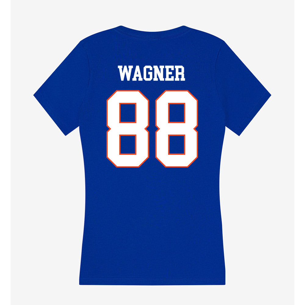 Boise State - NCAA Football : Matt Wagner - Women's V-Neck T-Shirt-1