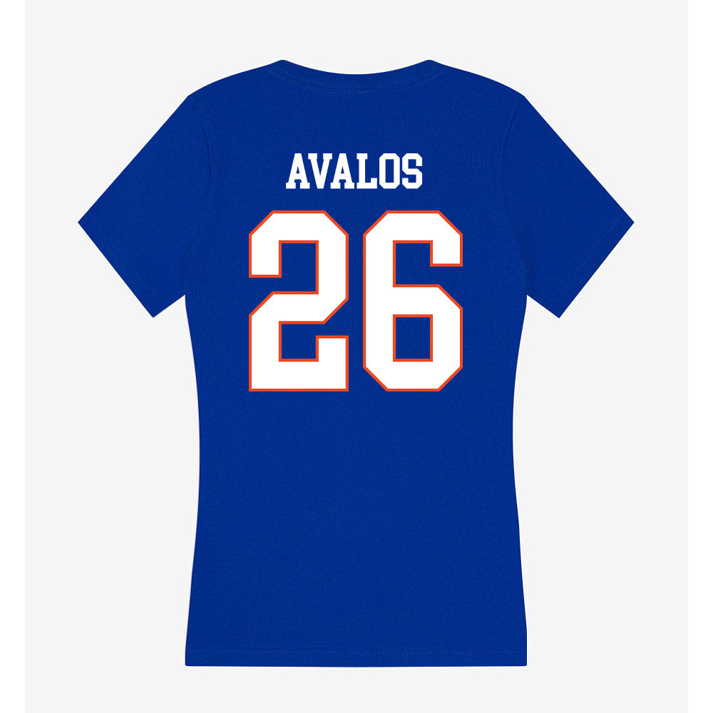 Boise State - NCAA Women's Soccer : Sophia Avalos - Women's V-Neck T-Shirt-1