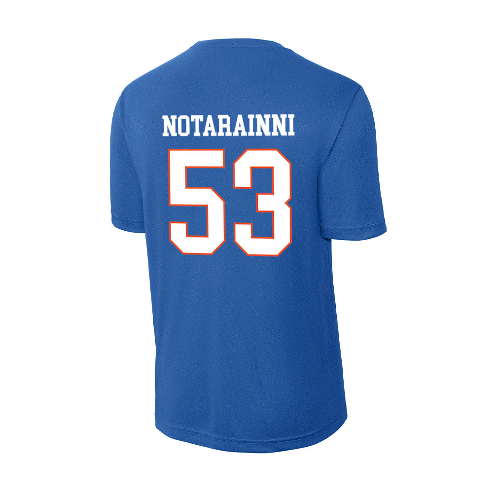 Boise State - NCAA Football : Marco Notarainni - Activewear T-Shirt-1