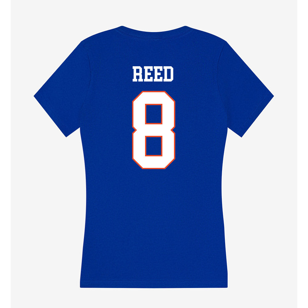 Boise State - NCAA Football : Markel Reed - Women's V-Neck T-Shirt-1