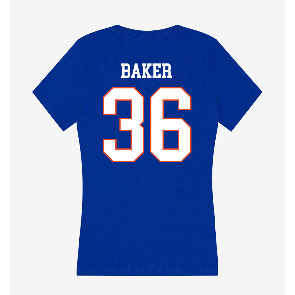 Boise State - NCAA Women's Soccer : Ella Baker - Women's V-Neck T-Shirt-1