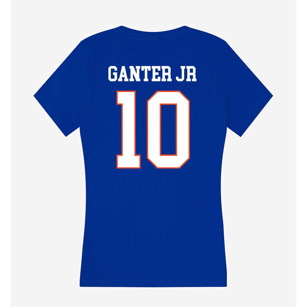 Boise State - NCAA Football : Derek Ganter Jr - Women's V-Neck T-Shirt-1