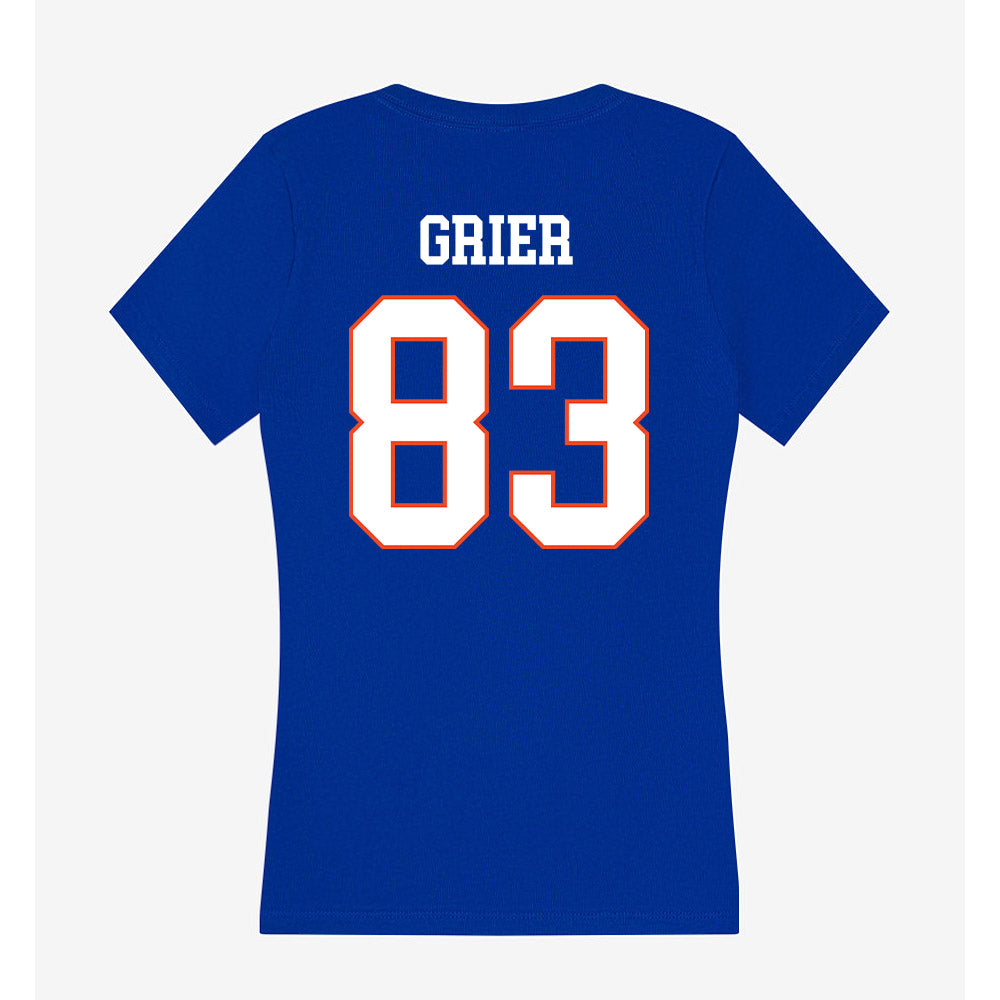 Boise State - NCAA Football : Jackson Grier - Women's V-Neck T-Shirt-1