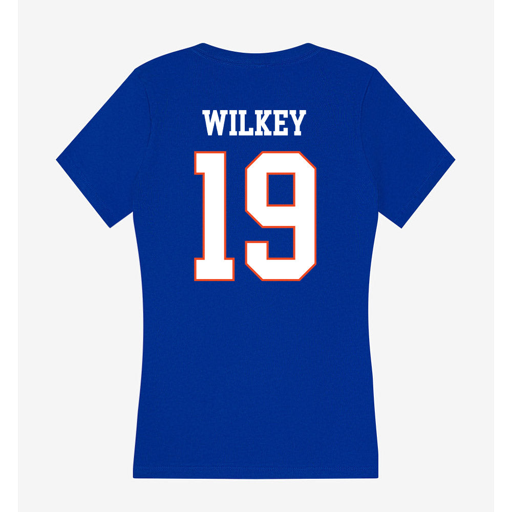 Boise State - NCAA Football : Troy Wilkey - Women's V-Neck T-Shirt-1